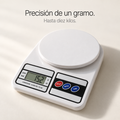 Balanza de Cocina Digital 10kg | Precision 1g y Funcion Tara